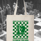CHECK THE KING Tote