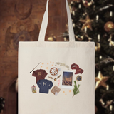HP CHRISTMAS COLLAGE TOTE